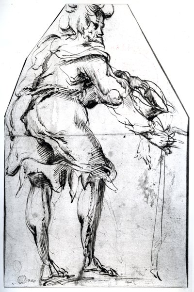 Beggar with a Hat and Stick by Jacques Bellange