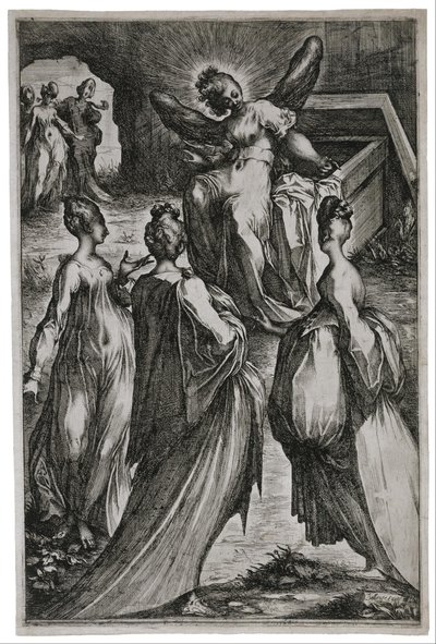 The Holy Women at the Sepulchre by Jacques Bellange
