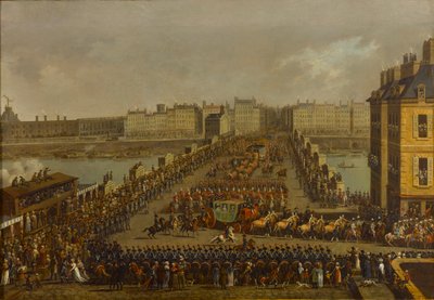 The imperial procession on the way to the coronation ceremony on Dec 2nd, 1804, 1805 by Jacques Bertaux
