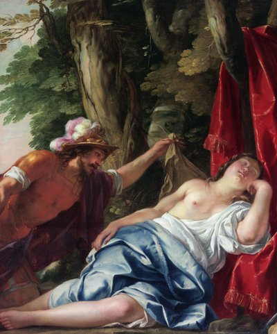 Mars and the Vestal Virgin by Jacques Blanchard