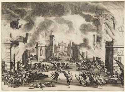Act 5, from the series Soliman by Jacques Callot