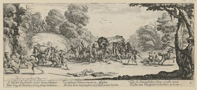 Attack on a Stagecoach, Plate 8 from the Series 