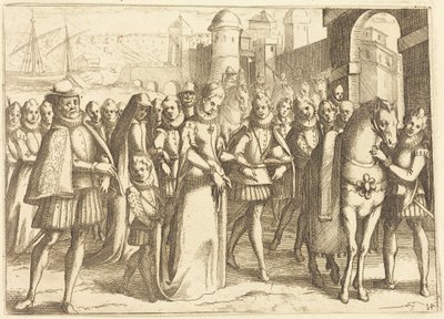 Arrival at Valencia by Jacques Callot