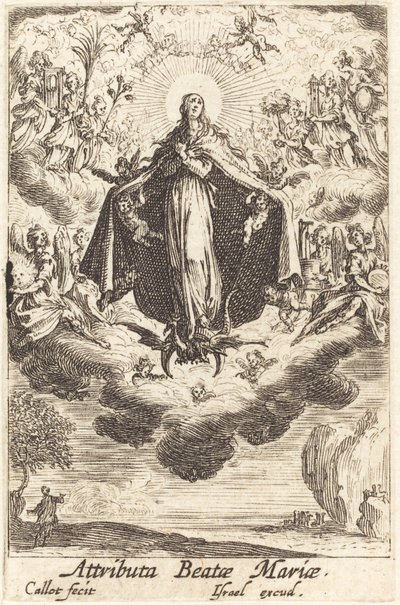 Attributes of the Virgin by Jacques Callot