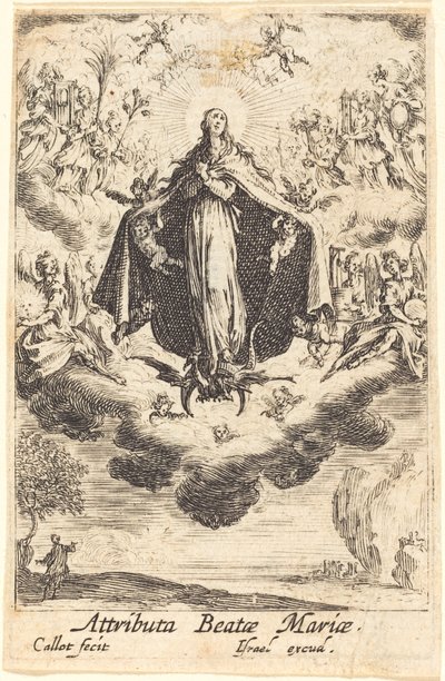 Attributes of the Virgin by Jacques Callot