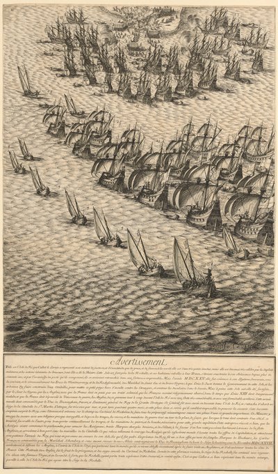Excerpt from "Siege of the Citadel of St. Martin on the Île de Ré" by Jacques Callot
