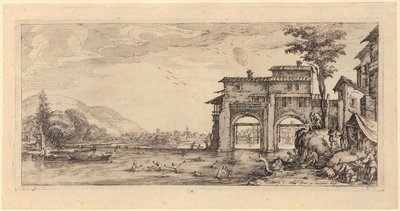 Massacre of the Innocents at Bethlehem [Plate 1] by Jacques Callot