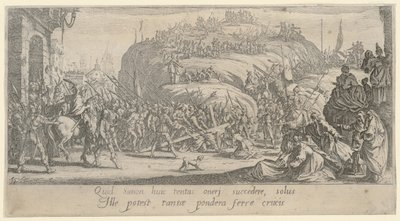 Christ Carries the Cross by Jacques Callot