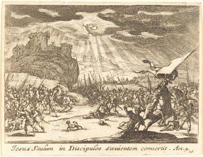 Conversion of Paul by Jacques Callot