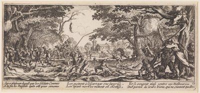 The Retribution of the Peasants by Jacques Callot