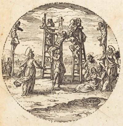 Descent from the Cross by Jacques Callot