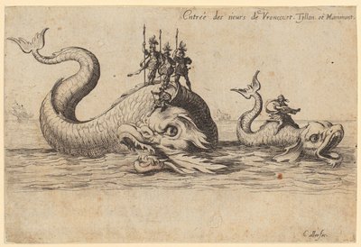 Entry of the Prince of Pfalzburg, Plate 2 from the Series "The Tournament" by Jacques Callot