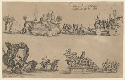 Entry of Duke Charles IV by Jacques Callot