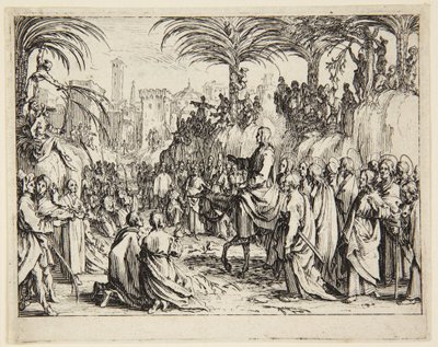 Entry into Jerusalem by Jacques Callot