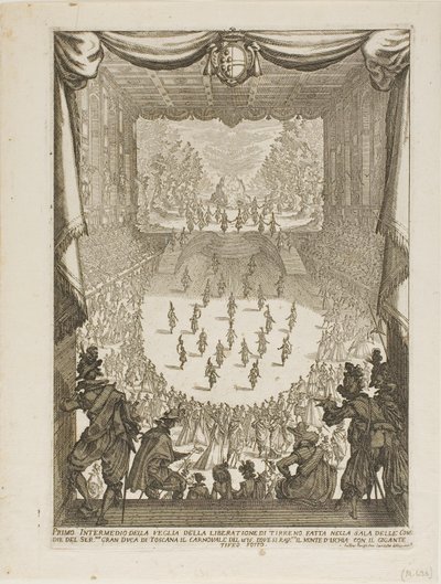First Intermezzo of the Veglia of the "Liberation of Tyrsenus and Arnea" by Jacques Callot