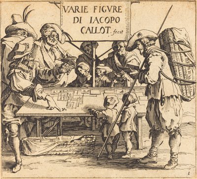 Frontispiece for "Varie Figure" by Jacques Callot