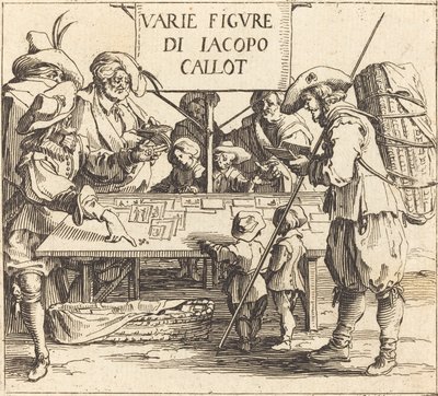 Frontispiece for Varie Figure, c. 1621 by Jacques Callot