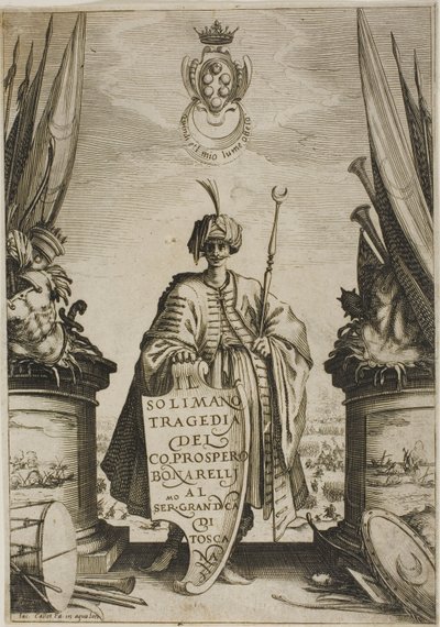 Frontispiece, from Solimano by Jacques Callot