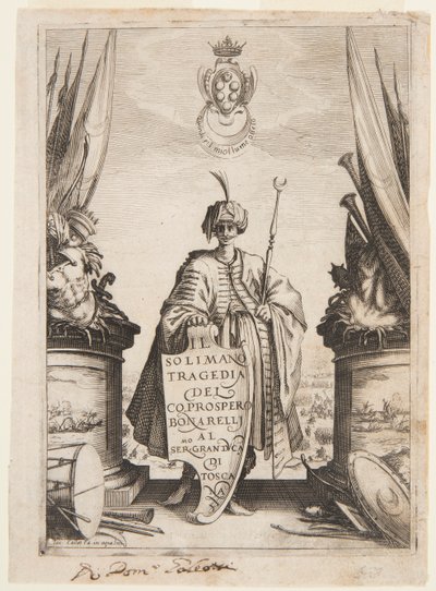 Frontispiece of Soliman, Second State by Jacques Callot