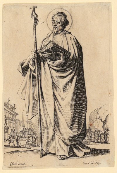 Saint Paul, Sheet 5 of the Series "Jesus, the Twelve Apostles and Mary" by Jacques Callot