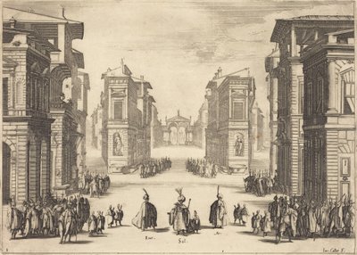 Il Solimano, Act I by Jacques Callot