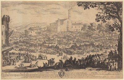Fair at Impruneta by Jacques Callot