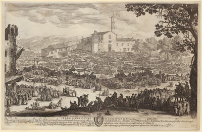 Fair of Impruneta [Florentine Version] by Jacques Callot