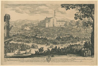 Fair of Impruneta [Florentine Version] by Jacques Callot