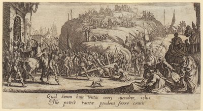 Carrying the Cross, Plate 6 from the Series 