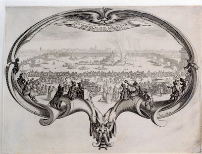 Nautical Jousts on the Arno in Florence on 25 July 1619 by Jacques Callot