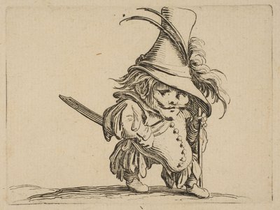 The Man with a Drooping Belly and a Very High Hat by Jacques Callot