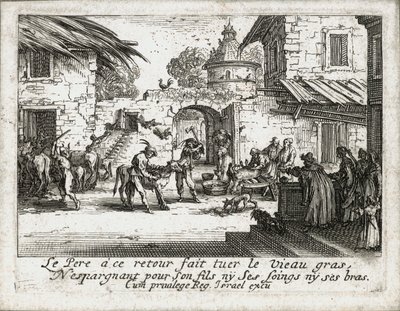 The Life of the Prodigal Son by Jacques Callot