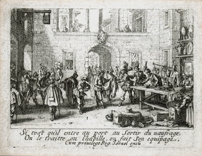 The Life of the Prodigal Child (engraving) by Jacques Callot