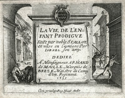 The Life of the Prodigal Son (engraving) by Jacques Callot