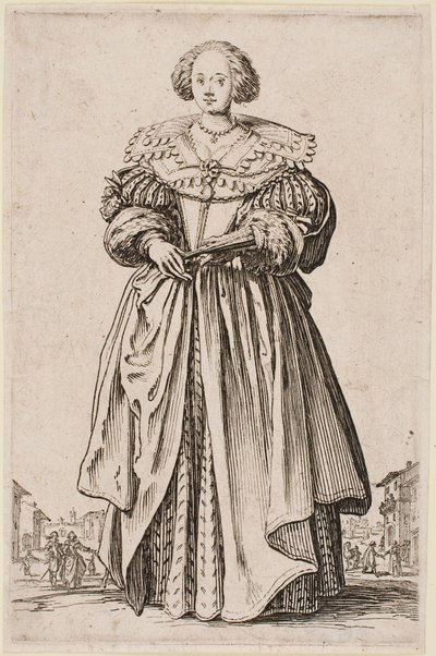Lady with a Fan, from the series 