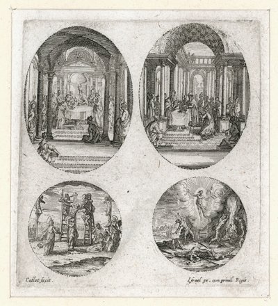 The Miracles of the Passion (engraving) by Jacques Callot