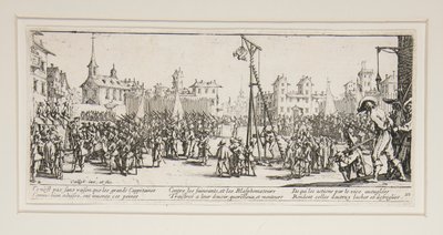 The Great Miseries of War: No. 10 by Jacques Callot