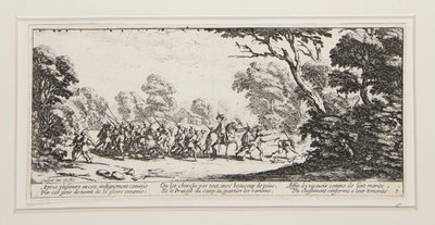 The Great Miseries of War: No. 9 - Discovery of the Criminals by Jacques Callot
