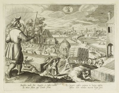 The Months. 8, August by Jacques Callot