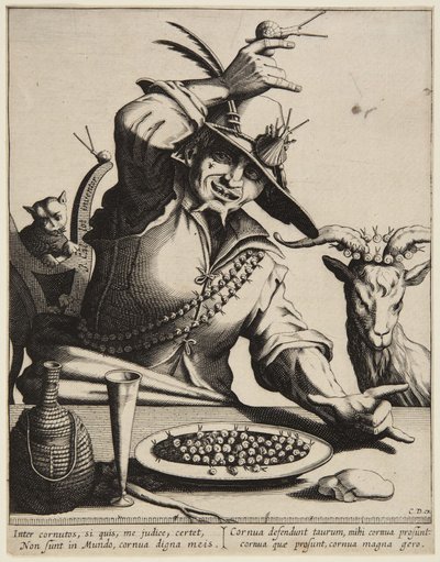 Man with Snails by Jacques Callot