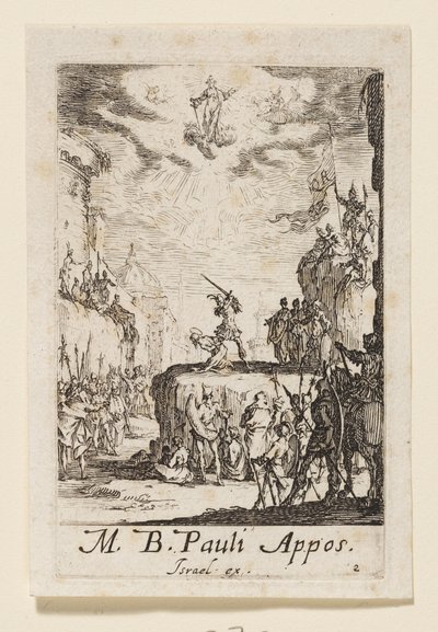 Martyrdom of Saint Paul the Apostle by Jacques Callot