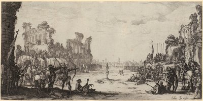 Martyrdom of Saint Sebastian by Jacques Callot