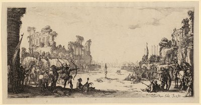Martyrdom of Saint Sebastian by Jacques Callot