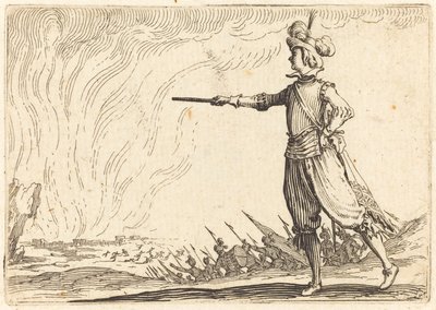 Military Commander on Foot by Jacques Callot
