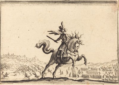 Military Commander on Horseback by Jacques Callot