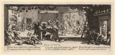 Plundering of a Farm, Plate 5 from the Series 