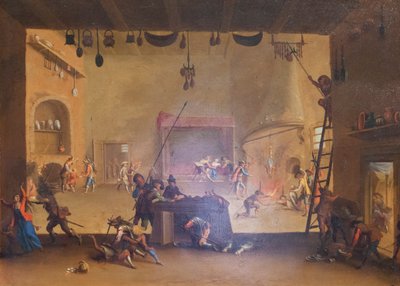 Plundering a Farmhouse, from the Series The Miseries of War by Jacques Callot