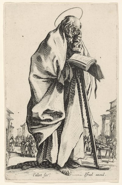 Saint Simon (The Large Apostles) by Jacques Callot