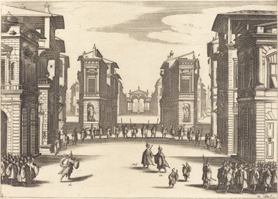Solimano, Act III by Jacques Callot