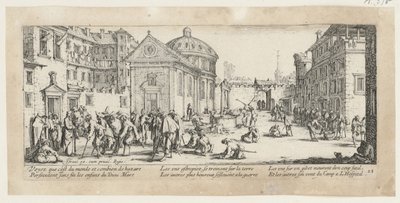 Hospital, Plate 15 from the Series "Horrors of War" by Jacques Callot